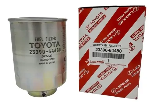 D_NQ_NP_612156-MLA51546915565_092022-O Filtro de Gasoil para Toyota Hilux y SW4 – Modelos 1997 a 2003 Diésel – 23390-64480