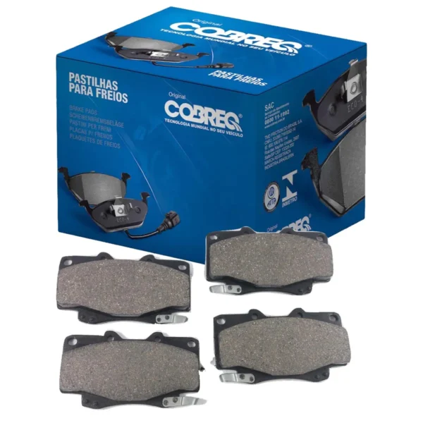 Pastillas de Freno Delanteras para Toyota Hilux 3.0 TD (2005–2008) – Cobreq – 04465-0K230 / N-1360