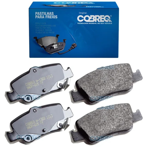 Pastillas de Freno Traseras para Toyota Corolla (2008–2013) – Cobreq – 04466-02181 / N-1368