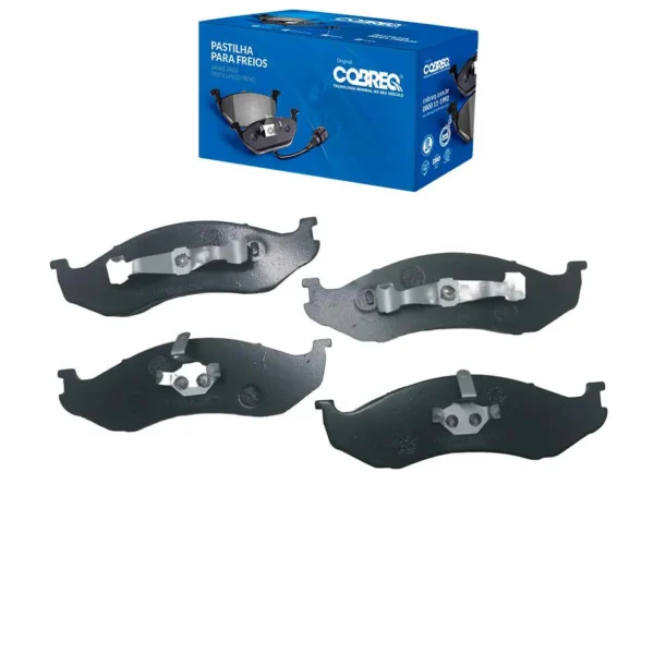 Pastillas de Freno Delanteras para Toyota Hilux 2.4 / 2.8 TD (2016–2026) – Cobreq – 04465-0K400 / N-1400